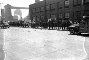 1942 Ford Rouge Plant Employment Office - demonstration